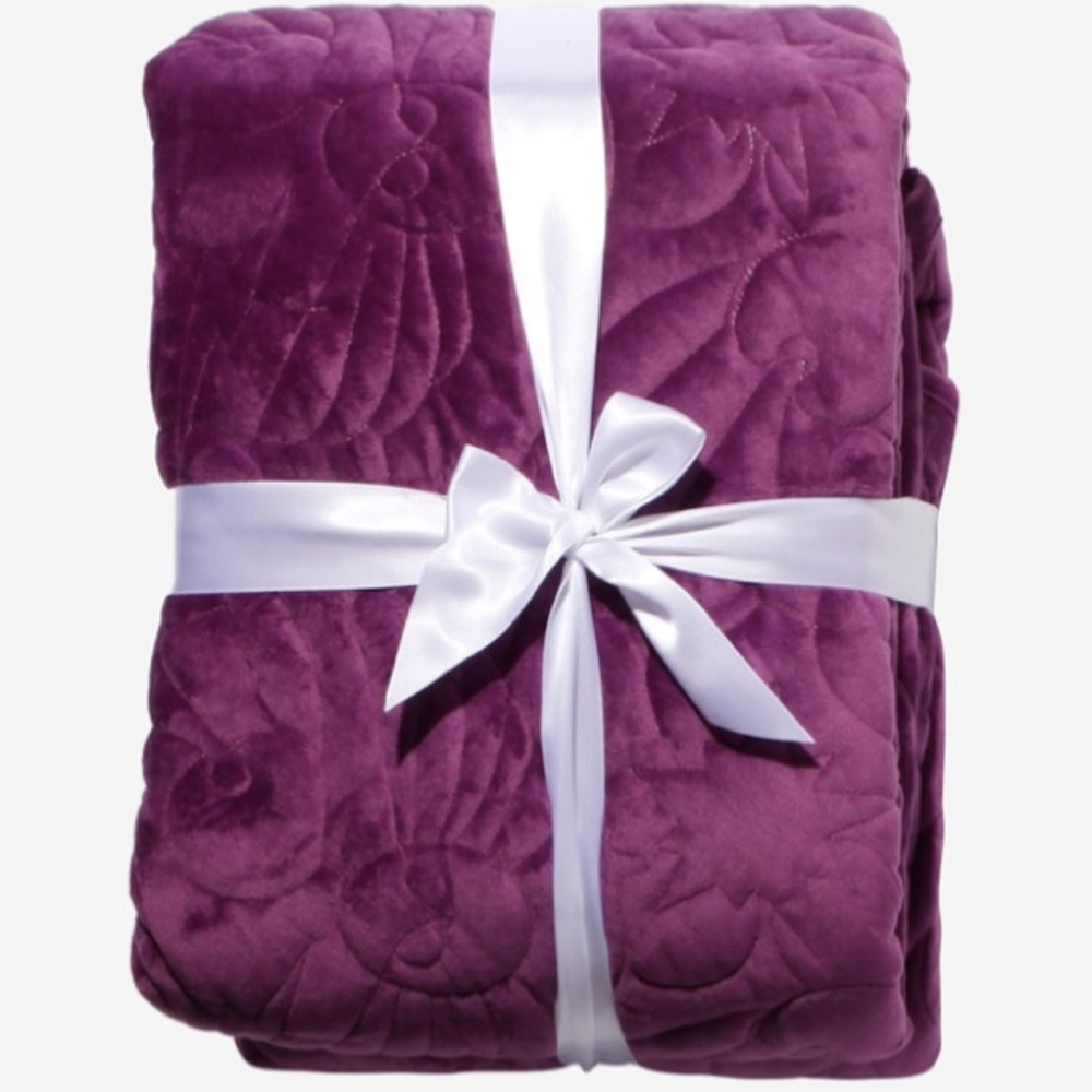 HARRY POTTER Blanket & Pillow Purple Quilted Set! - Picture 4 of 5
